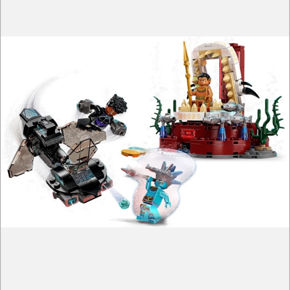 LEGO Black Panther Wakanda Forever King Namor’s Throne Room Set 76213 NWT - Picture 4 of 12
